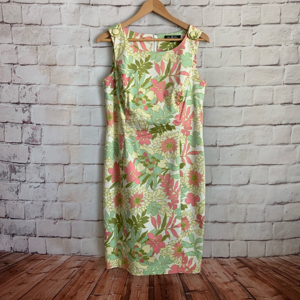 Brooks Brother Dress, Sleeveless Fitted Floral,  8